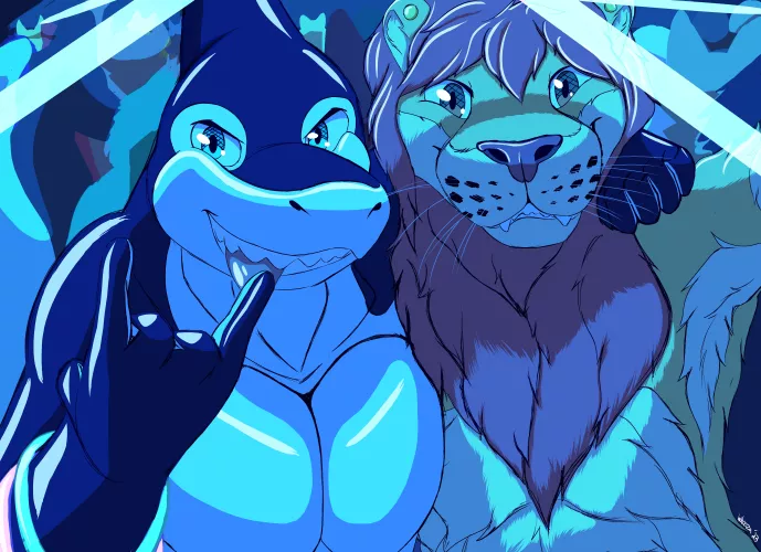 Party Time! [Art by Me | Whooza on FA] by Bruum_Moment