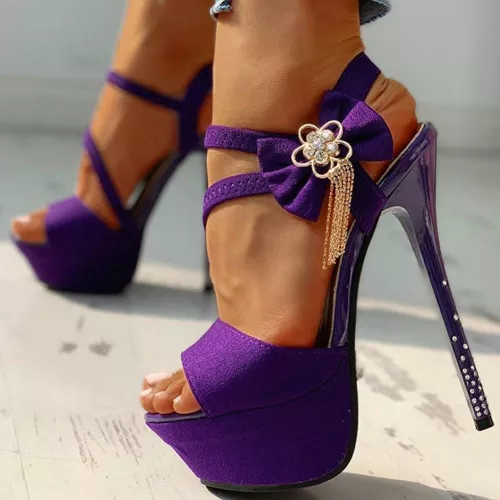 Purple hot high heels by Hot_Examination_9720