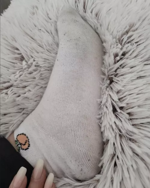 [Selling] Any interest in my peachy socks? $10 for the pair 🍑🍑 by Novaqween