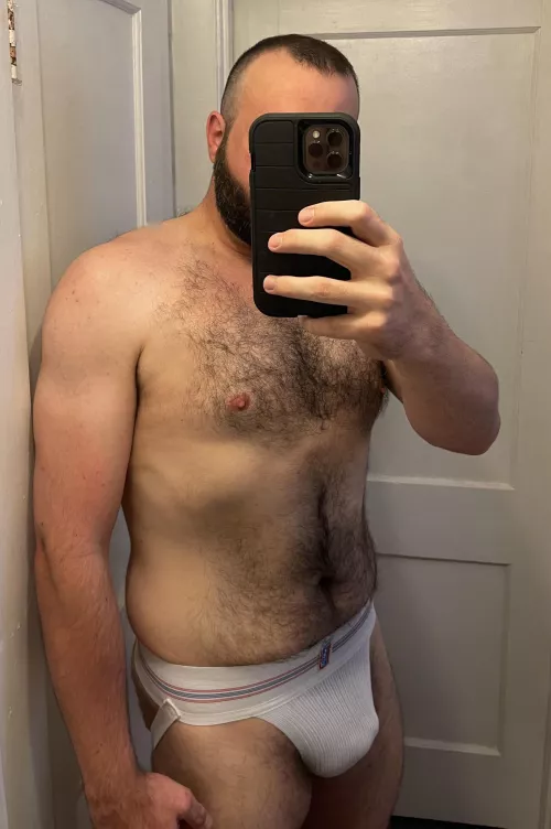 Taken after my Sunday afternoon workout. 40, 6’4 210 by [deleted]