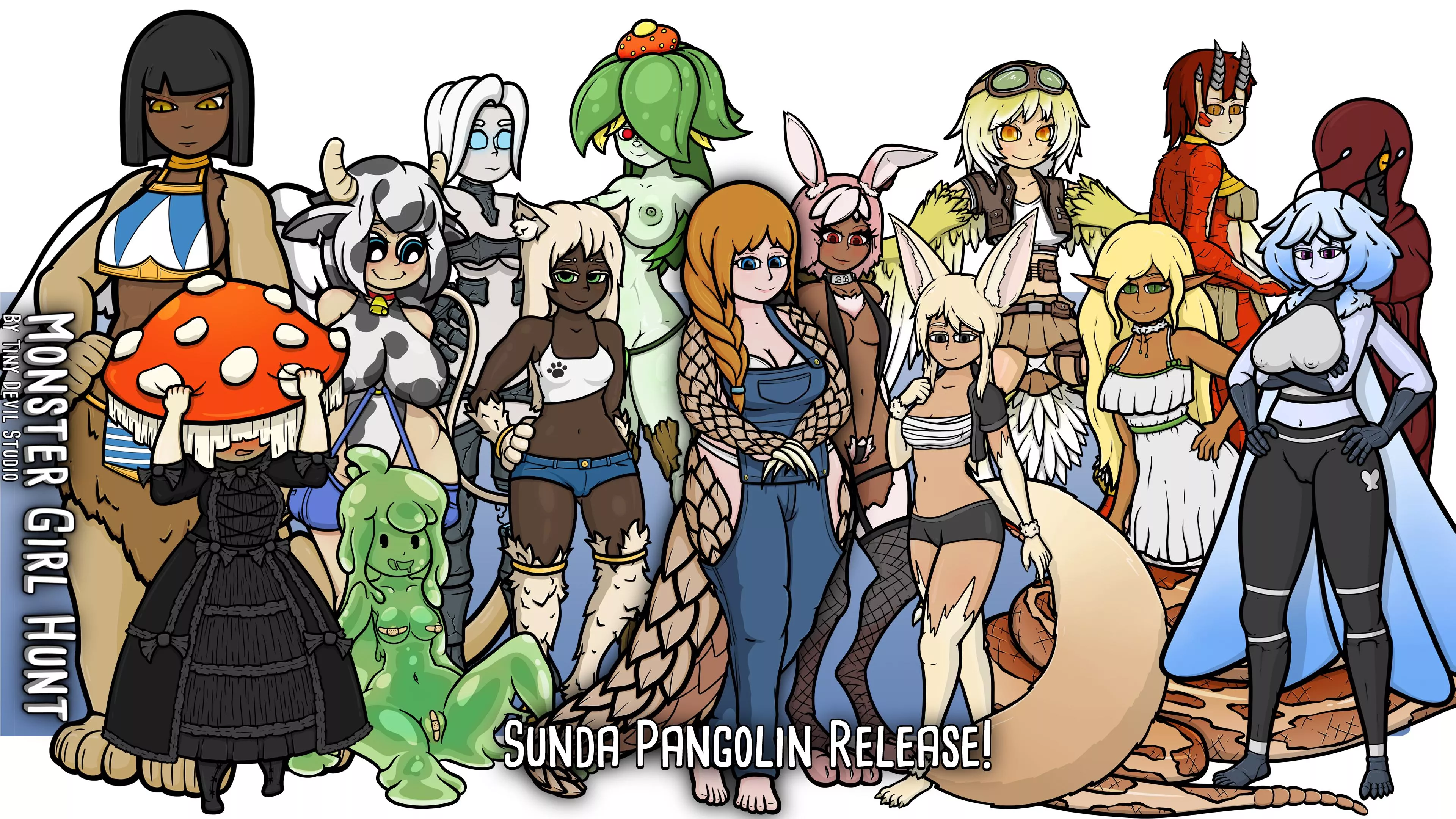 We got the PANGOLIN in game!! Monster Girl Hunt - Tiny Devil Studio posted by TinyDevilStudio