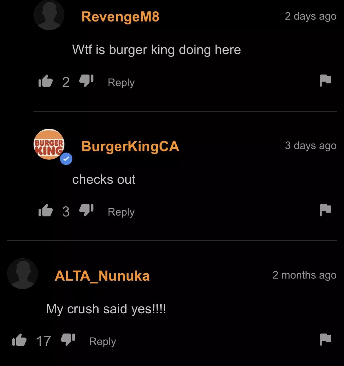 Wendy’s crush? posted by 3kajjake