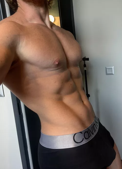 Would you prefer to rub oil or, lick cream off ? by Bearded_alpha1