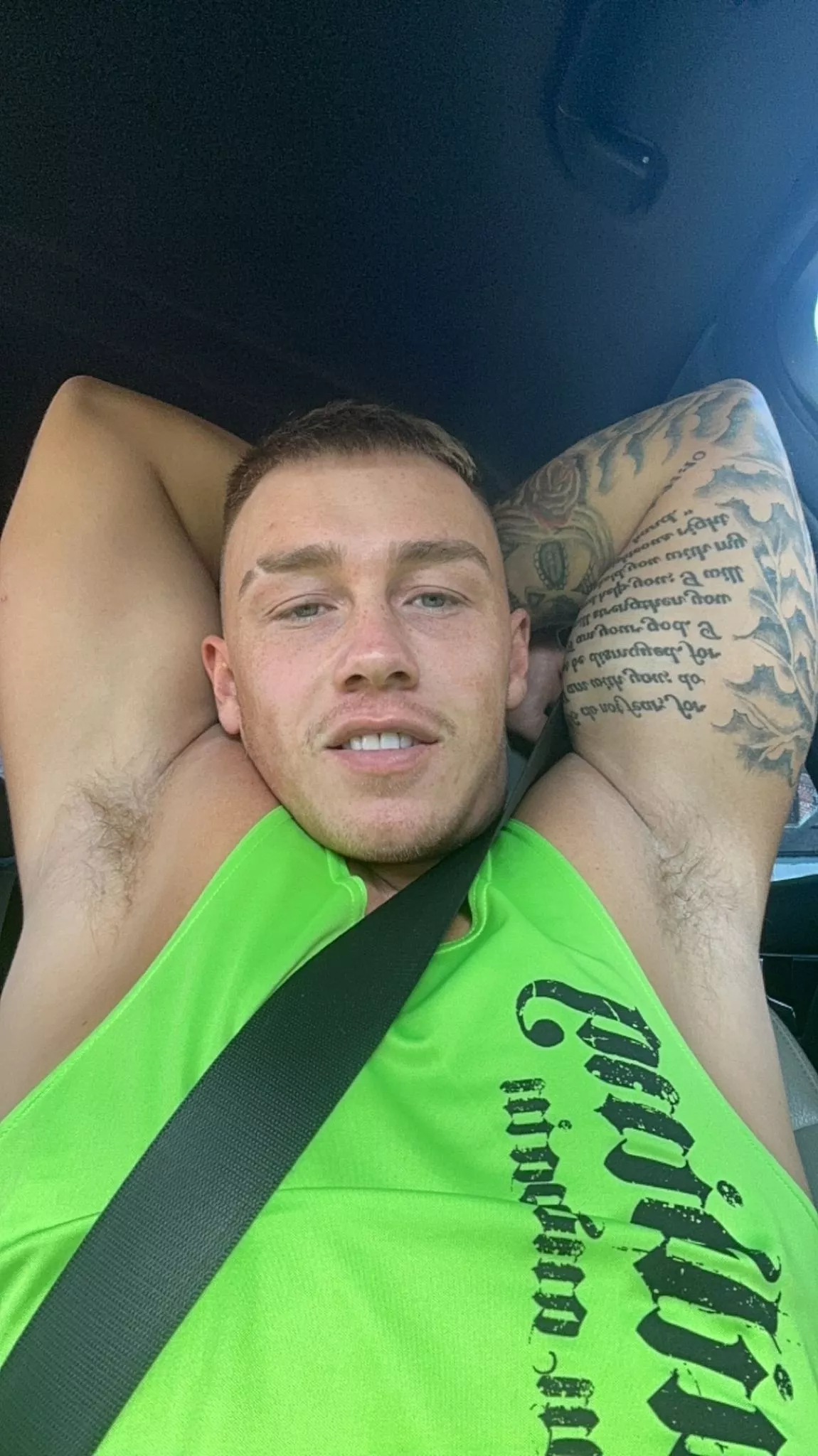You asked for more of my sweaty pits - who's sniffing them!? posted by KingLeights