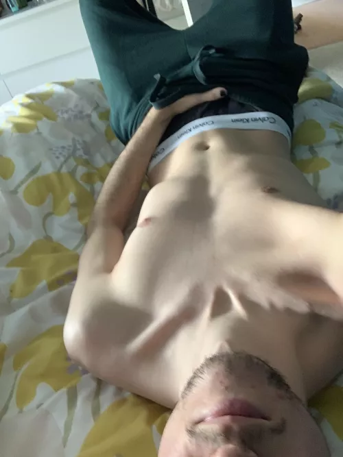 You must have really impressed for you to have gotten Sir lying on his back like this… What did you do for him? 😏😈 by OnlyYouCanCallMeSir