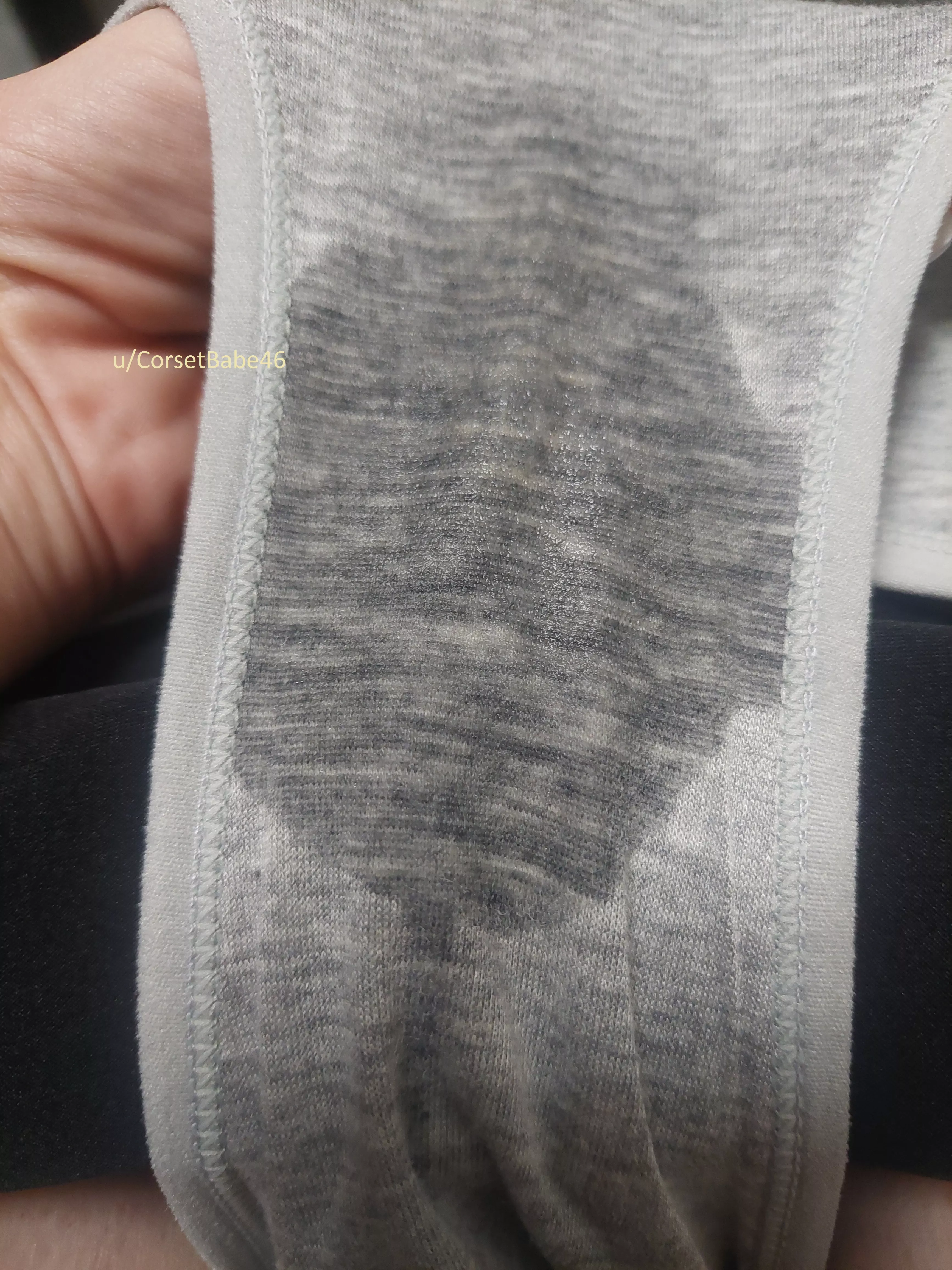Another day at work, another soaked pair of panties! posted by CorsetBabe46