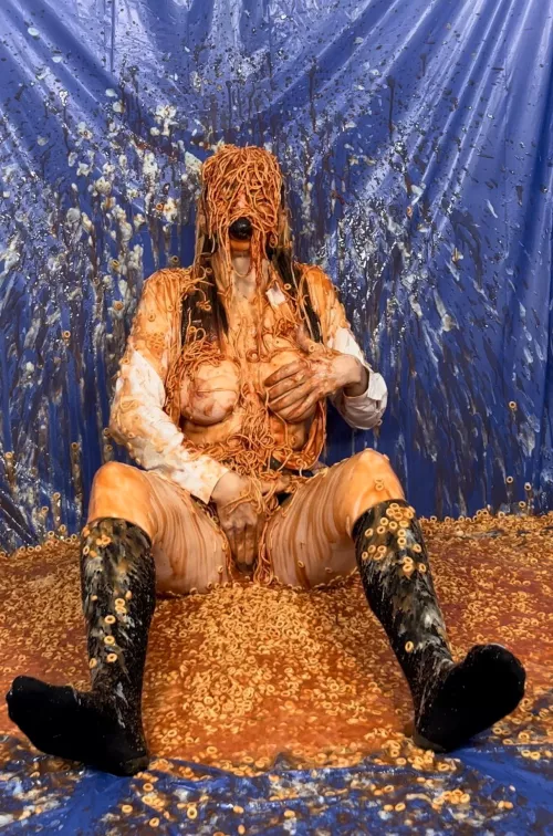 Finally made a school uniform, school dinners trashing scene!! It was so much fun and so so sexy xx by BrookeMaddison