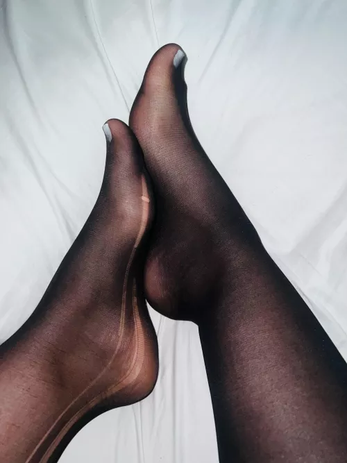 I snagged my Nylons! Who wants to finish ripping them off? by Another12150820
