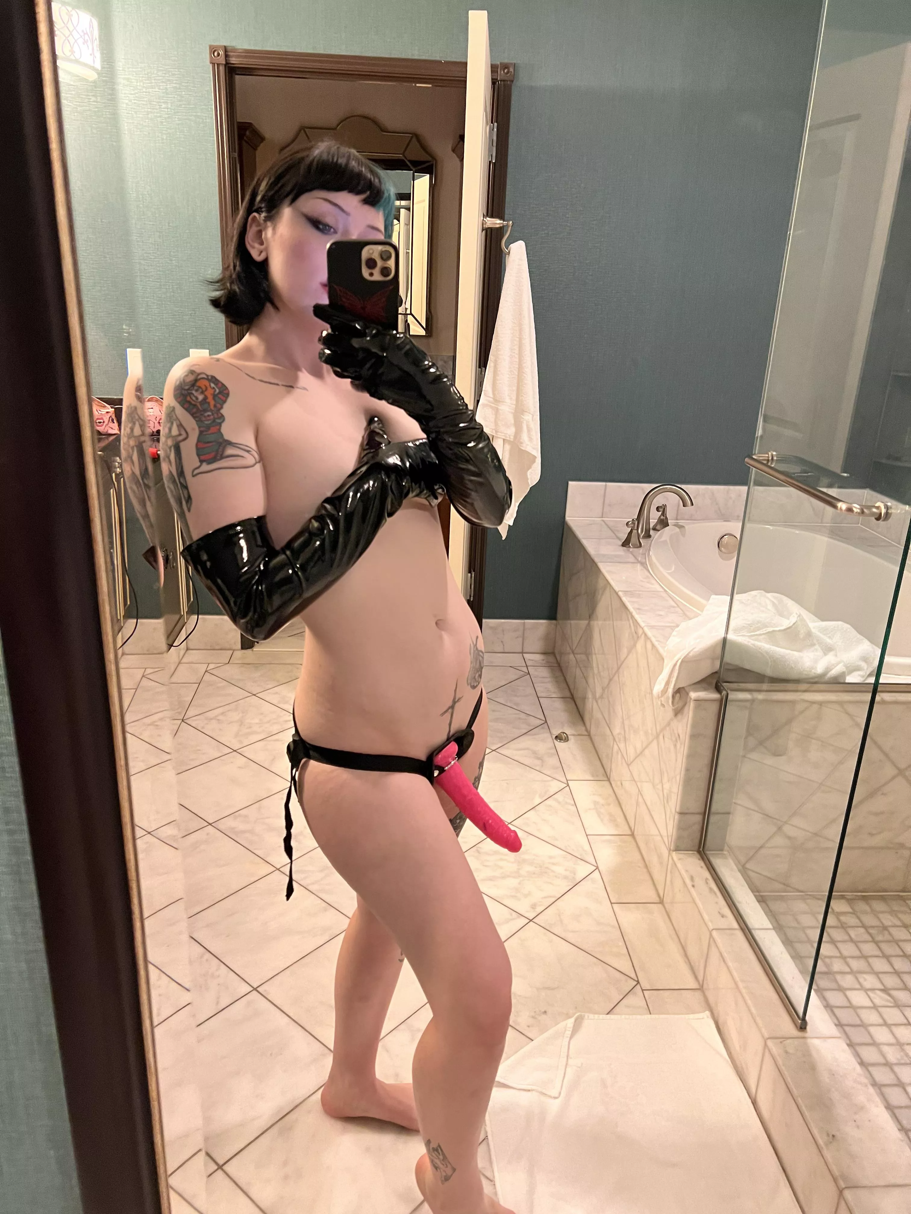 Who is ready for mommy’s big pink cock? posted by _artareola_