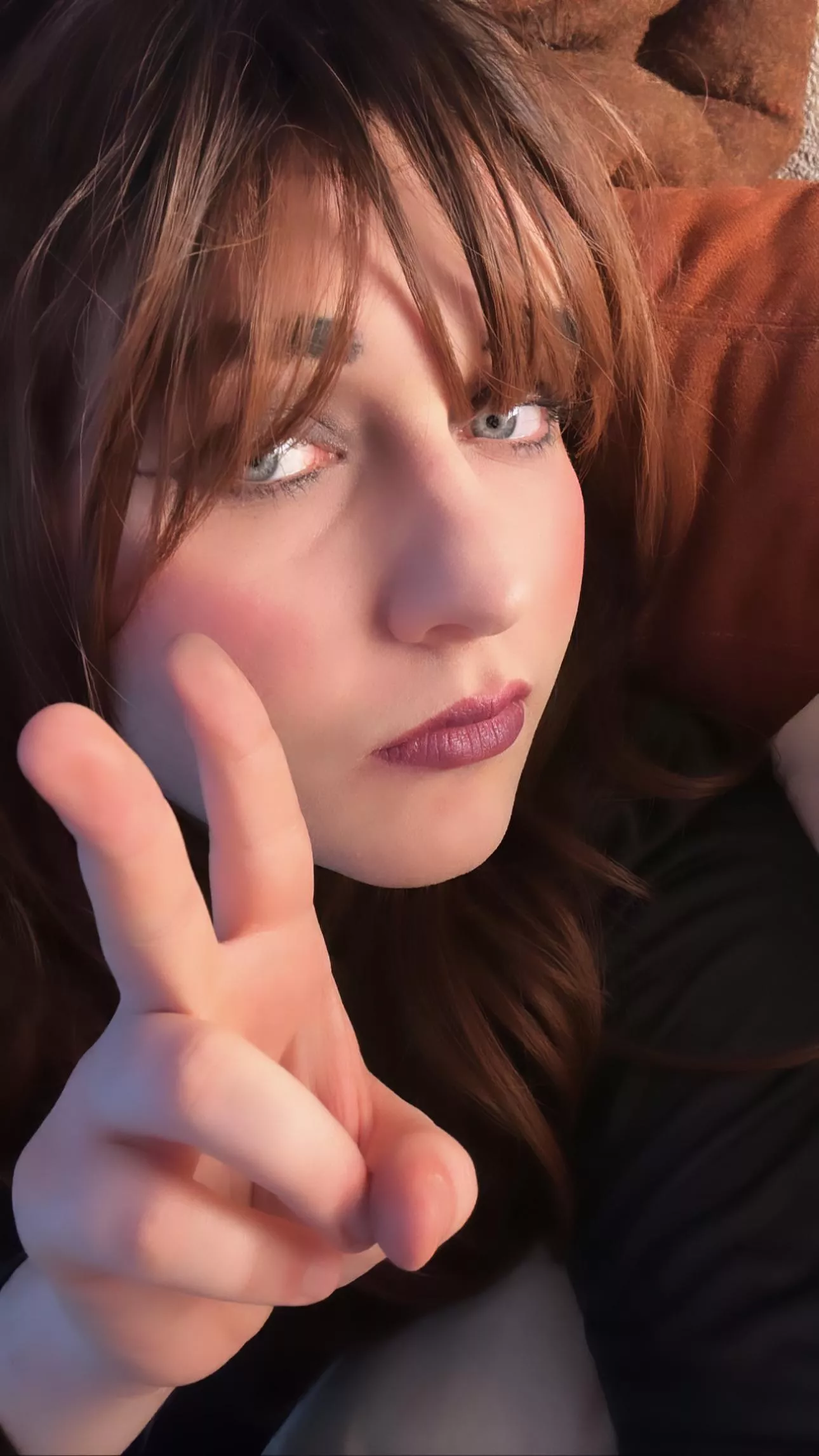 At least my bangs cover my dark eye makeup fail today! posted by ArcticGirl_69