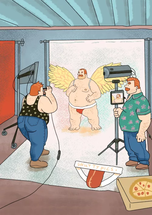 boys during w photoshoot by me by blazingi