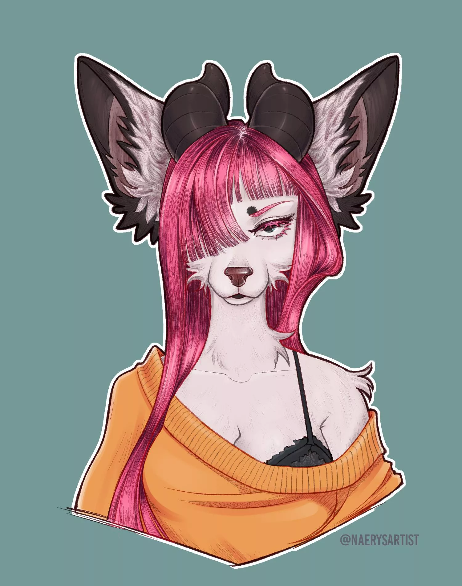 bust (art by me) posted by NaerysArt