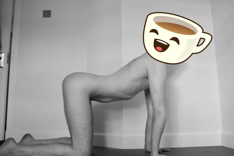 Cow pose first, coffee second by adam_next_door