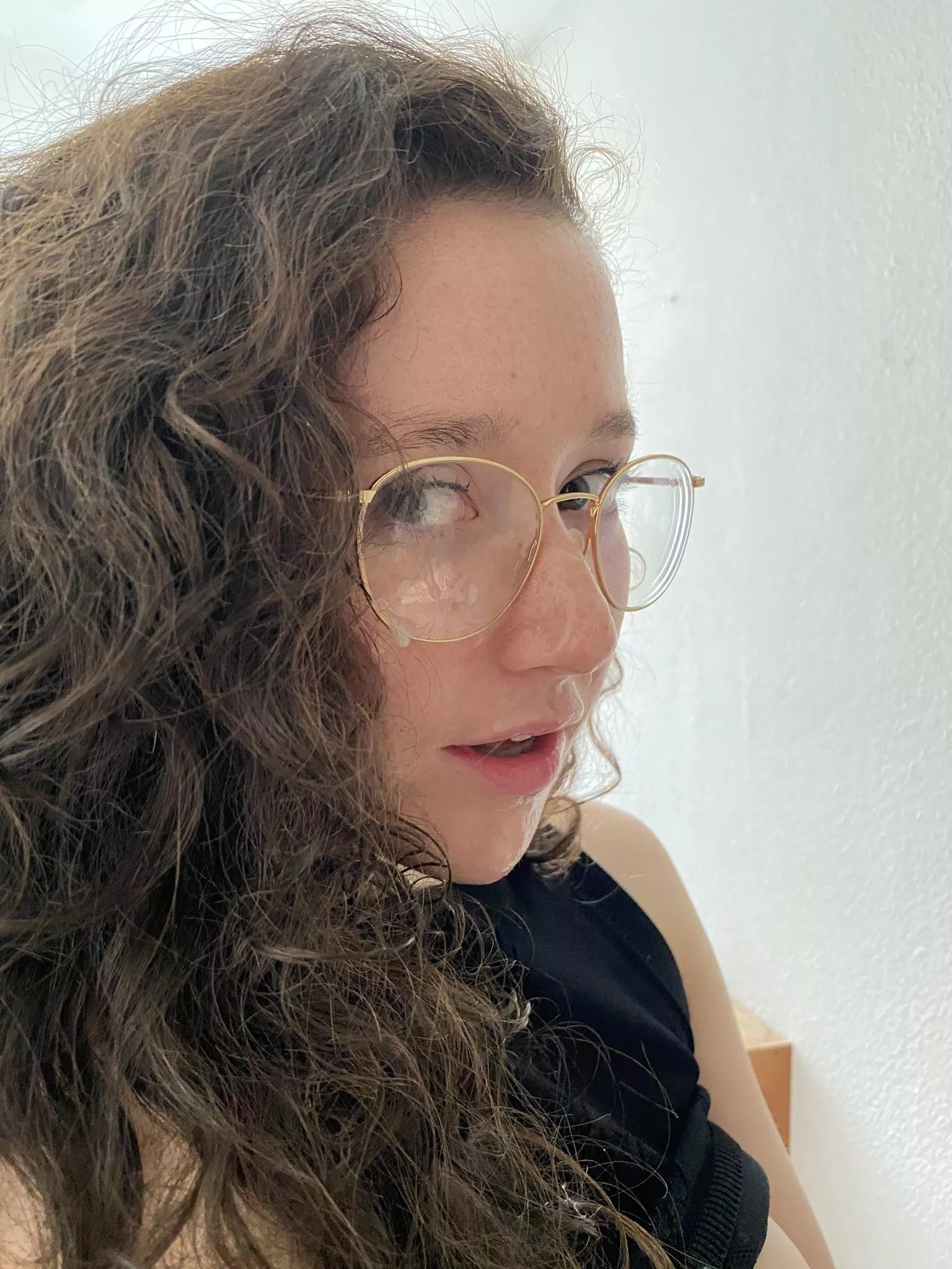 dripping off my glasses 💦 posted by josie__boo