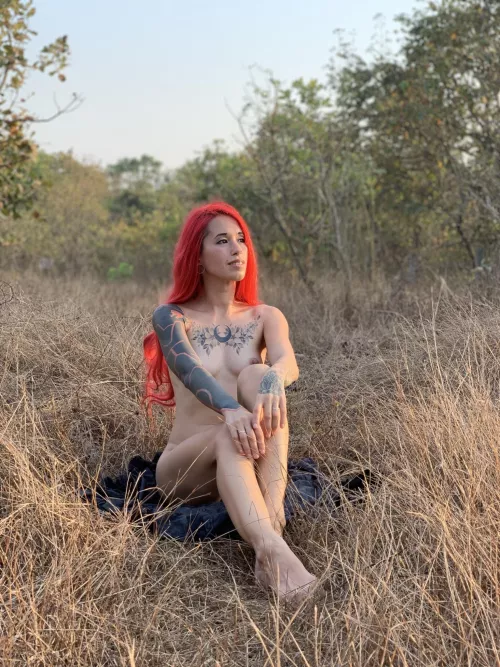 Enjoying the sunset by NoraRedmain