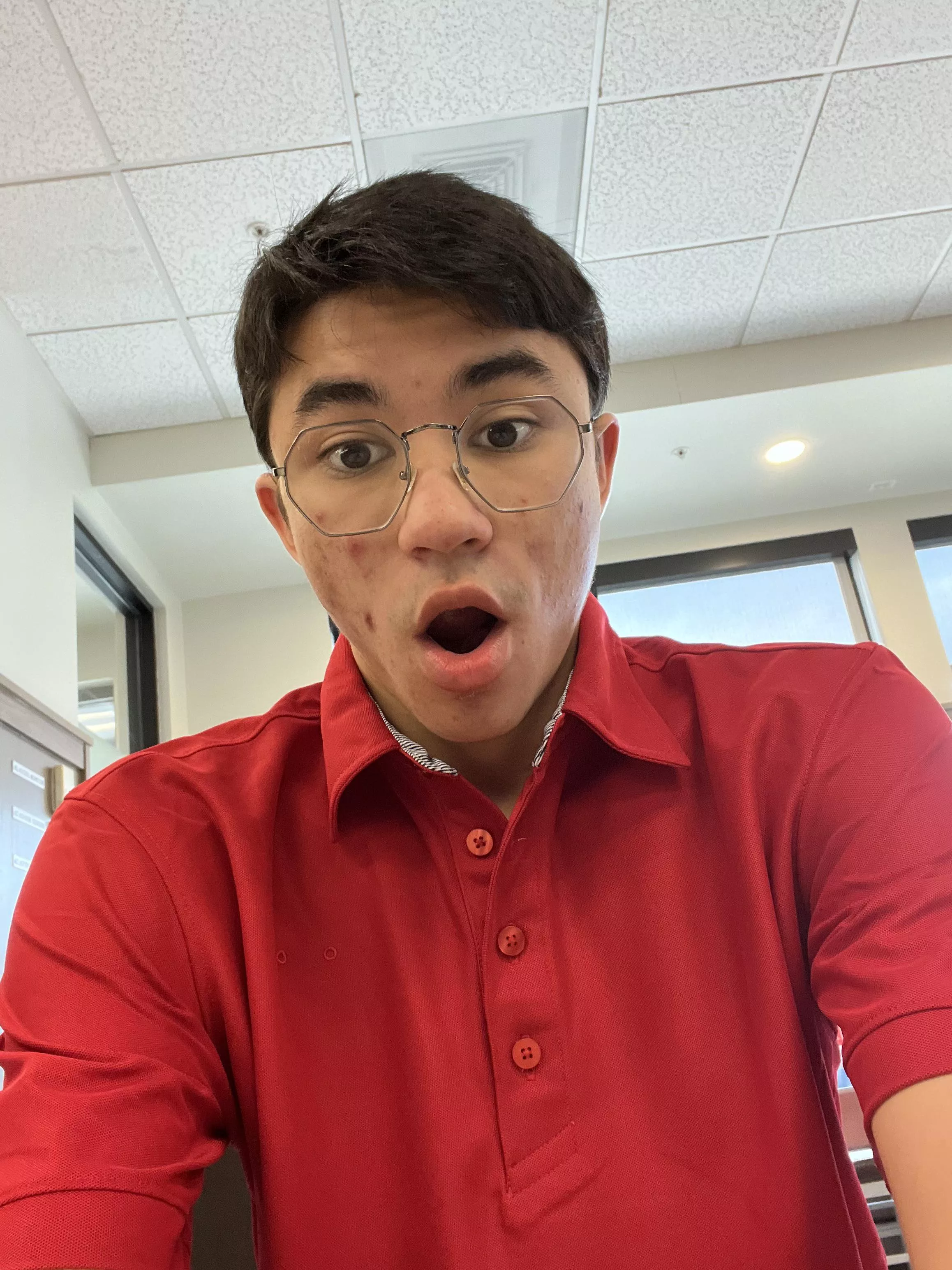 First day of work! Kinda tired :/ posted by JayTowson