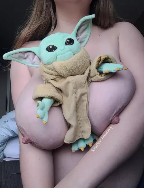 Grogu [F]ound an upgrade to his little buggy 🤭 by SecretSlutAdventures