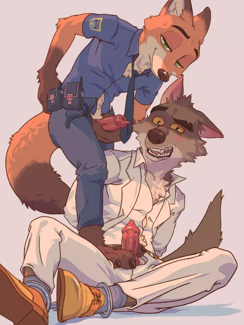 Hot cop And bad boy (saadness) by Miserable_Physics_98