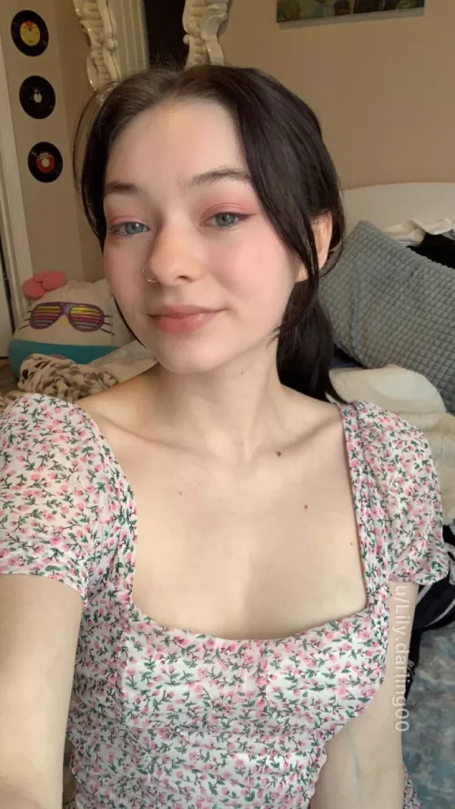 I love wearing floral dresses by lily_darling00