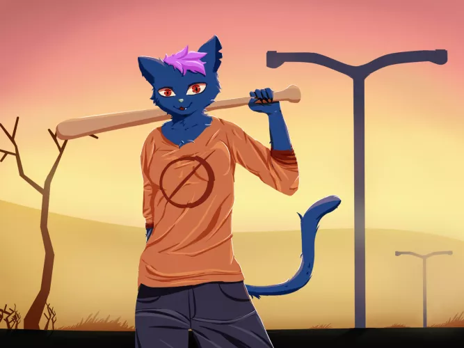 If you recognize this cutie let us know it without telling the name of the game 👀🍂 (Art by me: @GealachArts) by MikeGealach