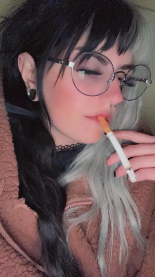 Late night smoke by SilverCartier