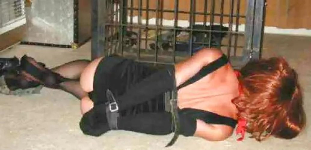 Me bound with straps by subsusankent