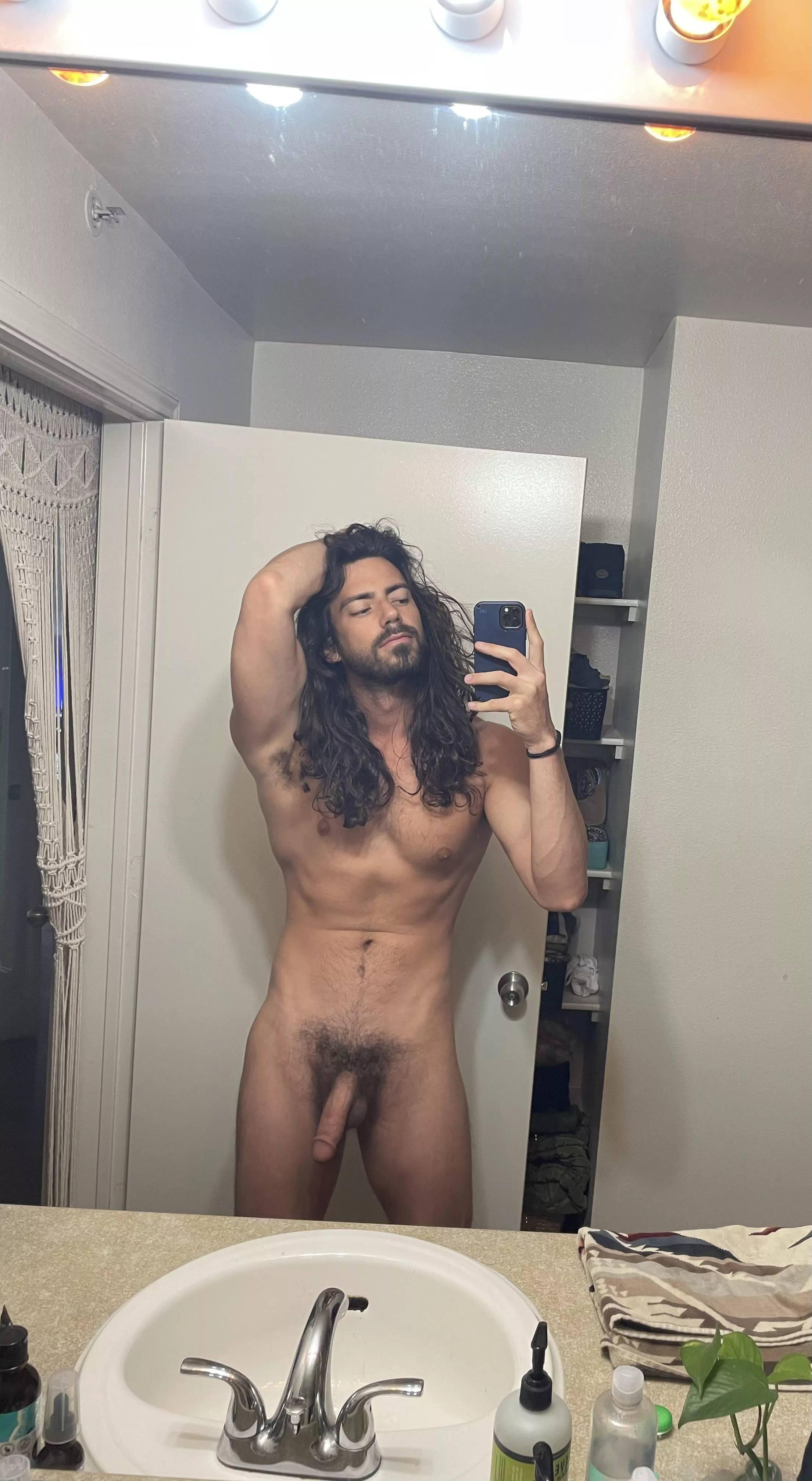 pre-shower ritual 😌 posted by TotallyCameron