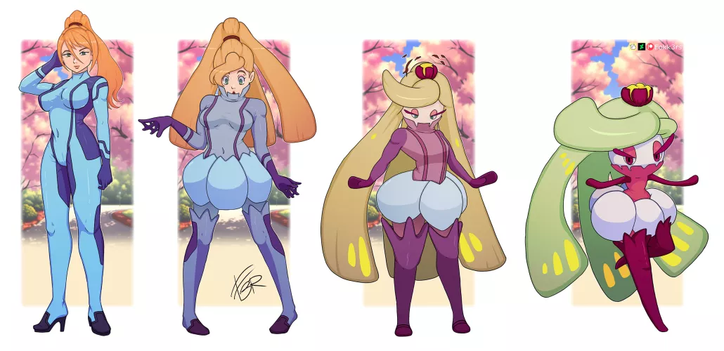 Samus to Tsareena by Fokk3rs by Princess_Viola