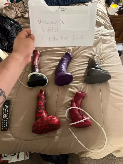 Selling bad dragon toys. by manuel176