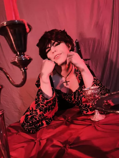 Silly little vampire femboy 🧛 by femboywarcriminal