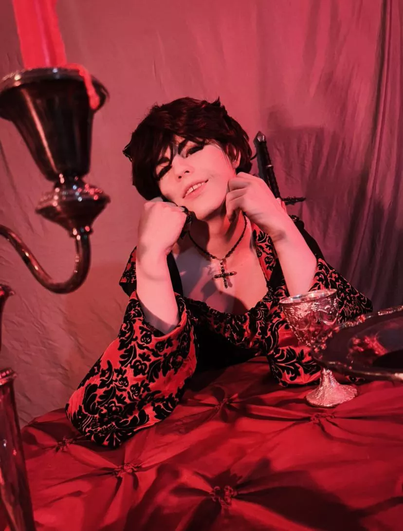 Silly little vampire femboy 🧛 posted by femboywarcriminal