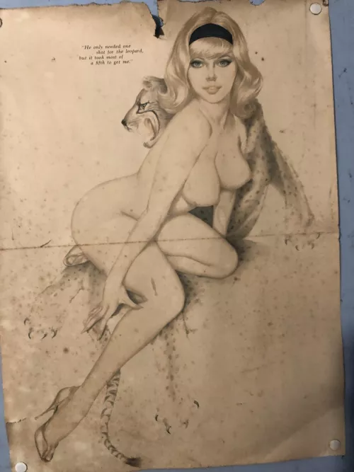 This has been hanging in my bathroom for as long as I can remember. I blame my bisexuality on it. by FjotraTheGodless