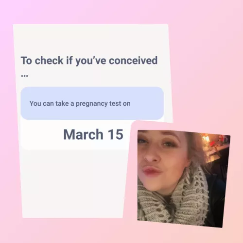 Tomorrows the big day! 🤞🏻🤰🏼 Taking a test tomorrow! by HotwifeKY2