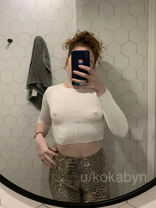 Almost felt self conscious wearing this out haha by kokabyn