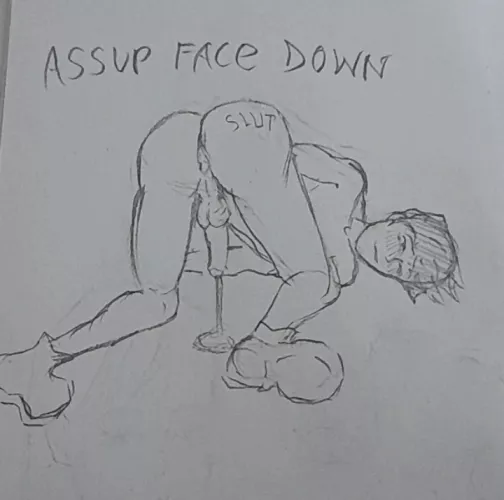 ass up face down by Croweree