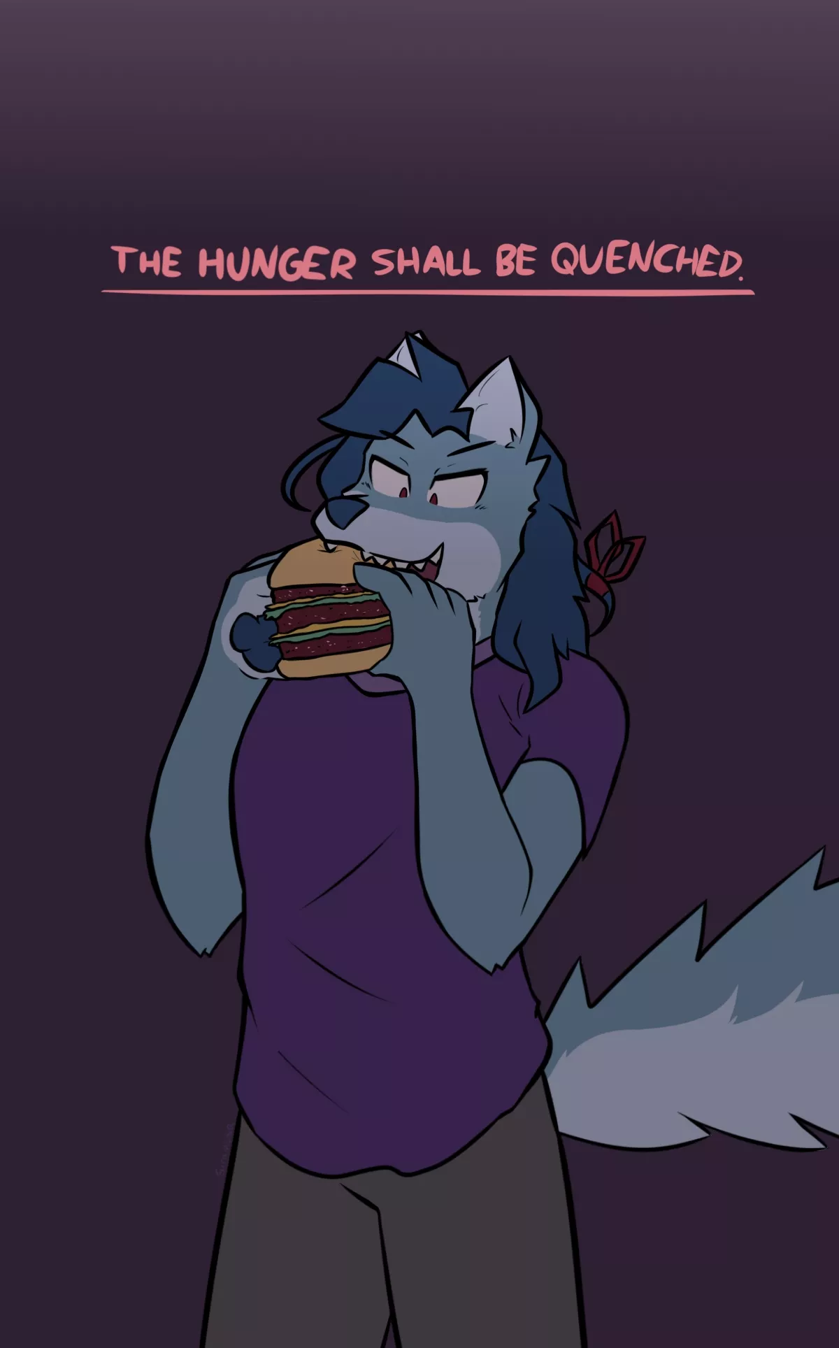burger (art by me, SiramesaArt) posted by SiramesaArt