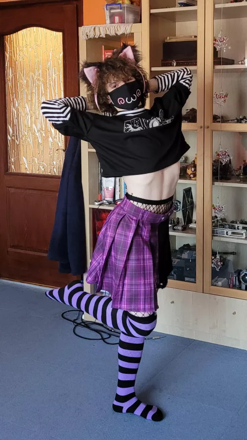 Cats do stretch a lot meow :3 by mbodor05