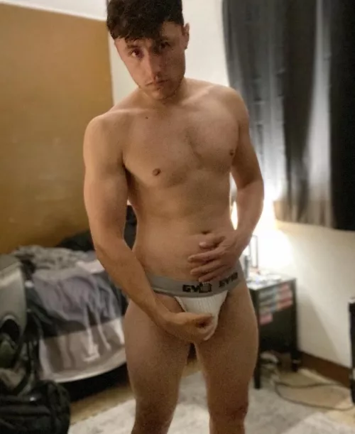 Enjoying my jock. by CANTSTOPKID