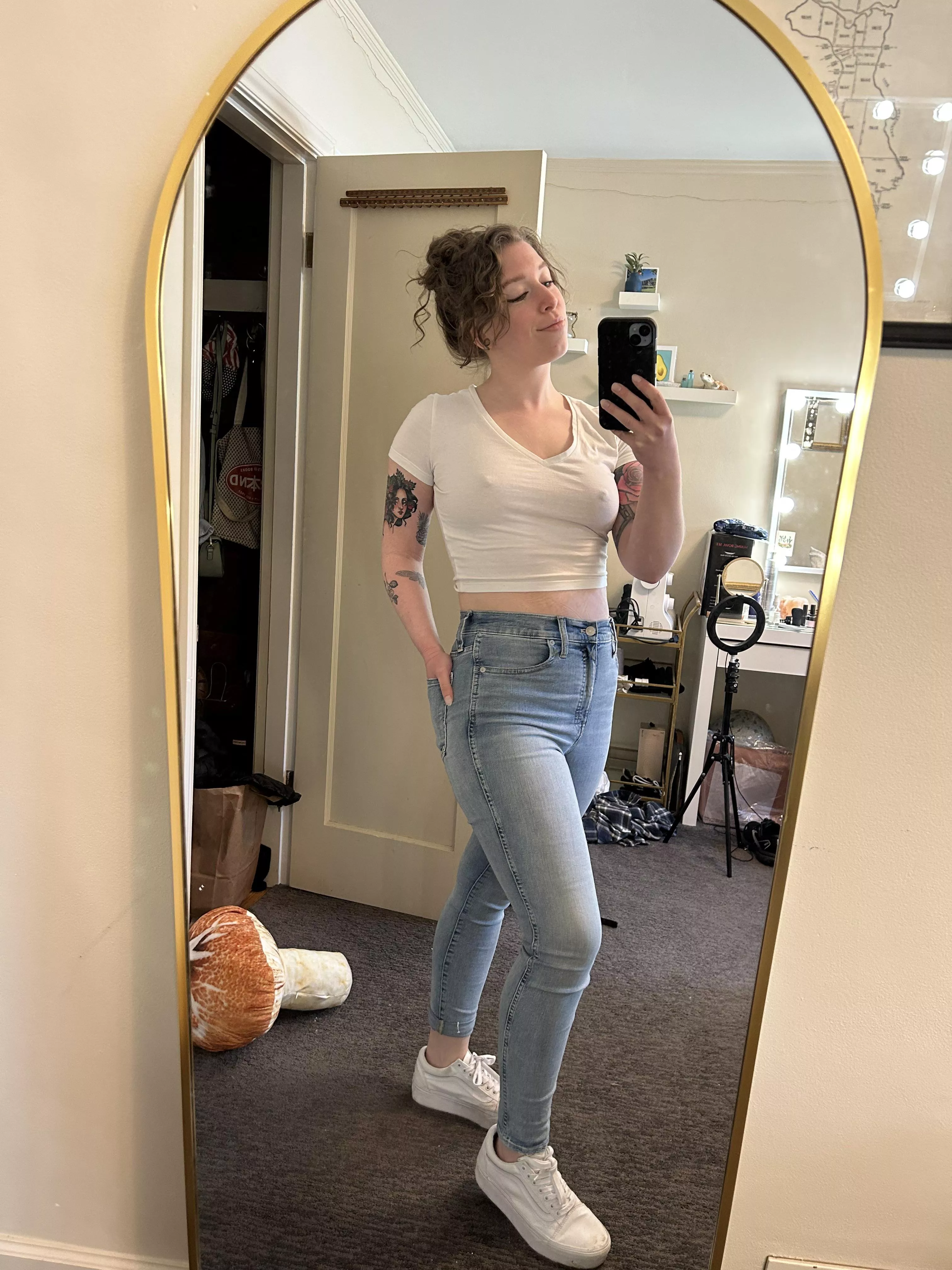 [f] Outfit for today!! Ready for the sunny weather! posted by -perky_peaches-