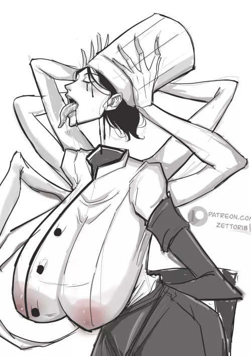 Falling devil sketch by me by Ziavina