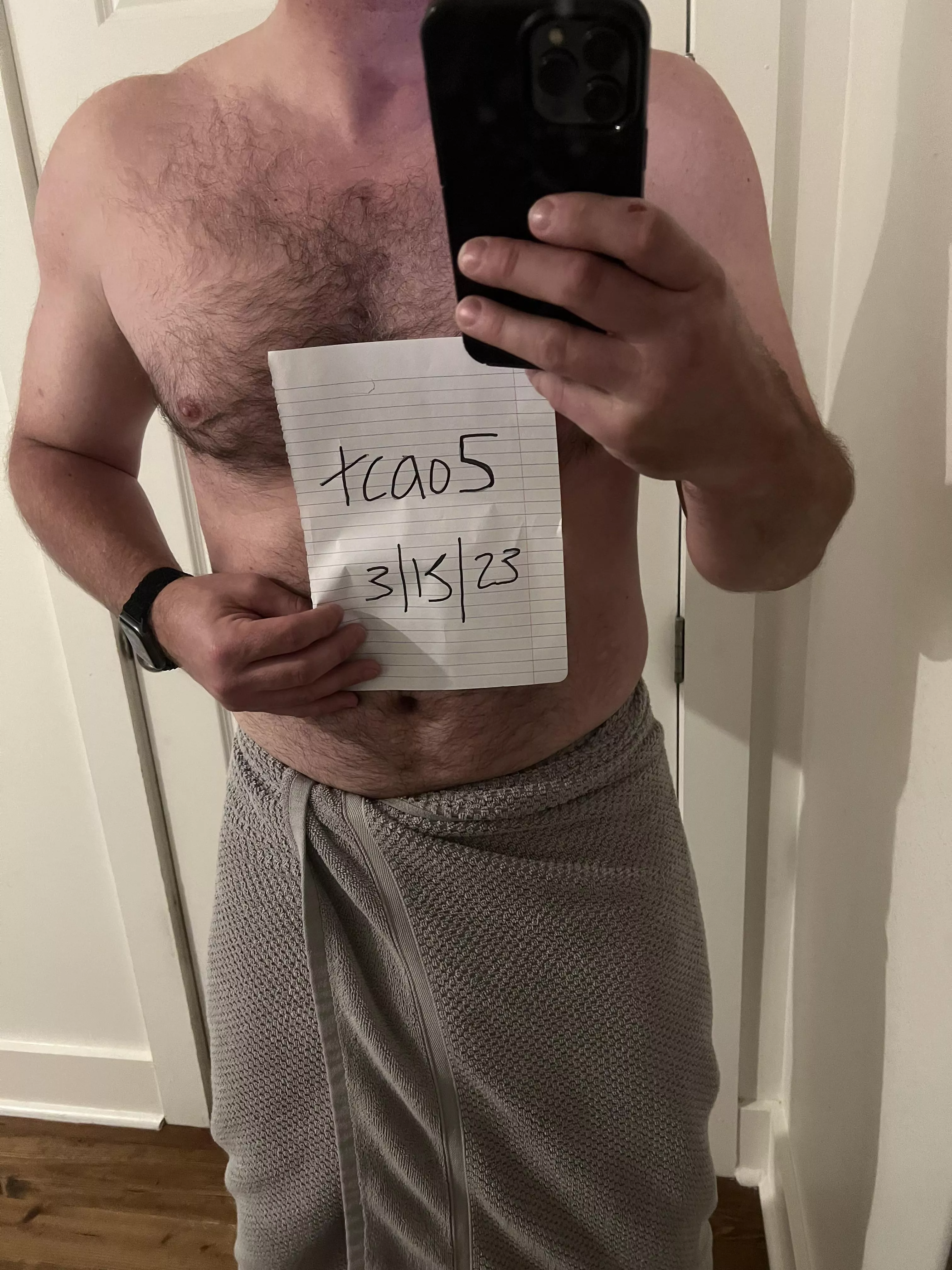 Figured I’d verify before hopping in the shower. First time verifying. Did I do it right?? Lol posted by tcao5