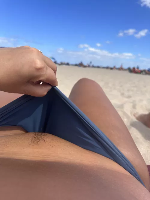 Getting horny at the beach 💦💦 by hotmarriednurse