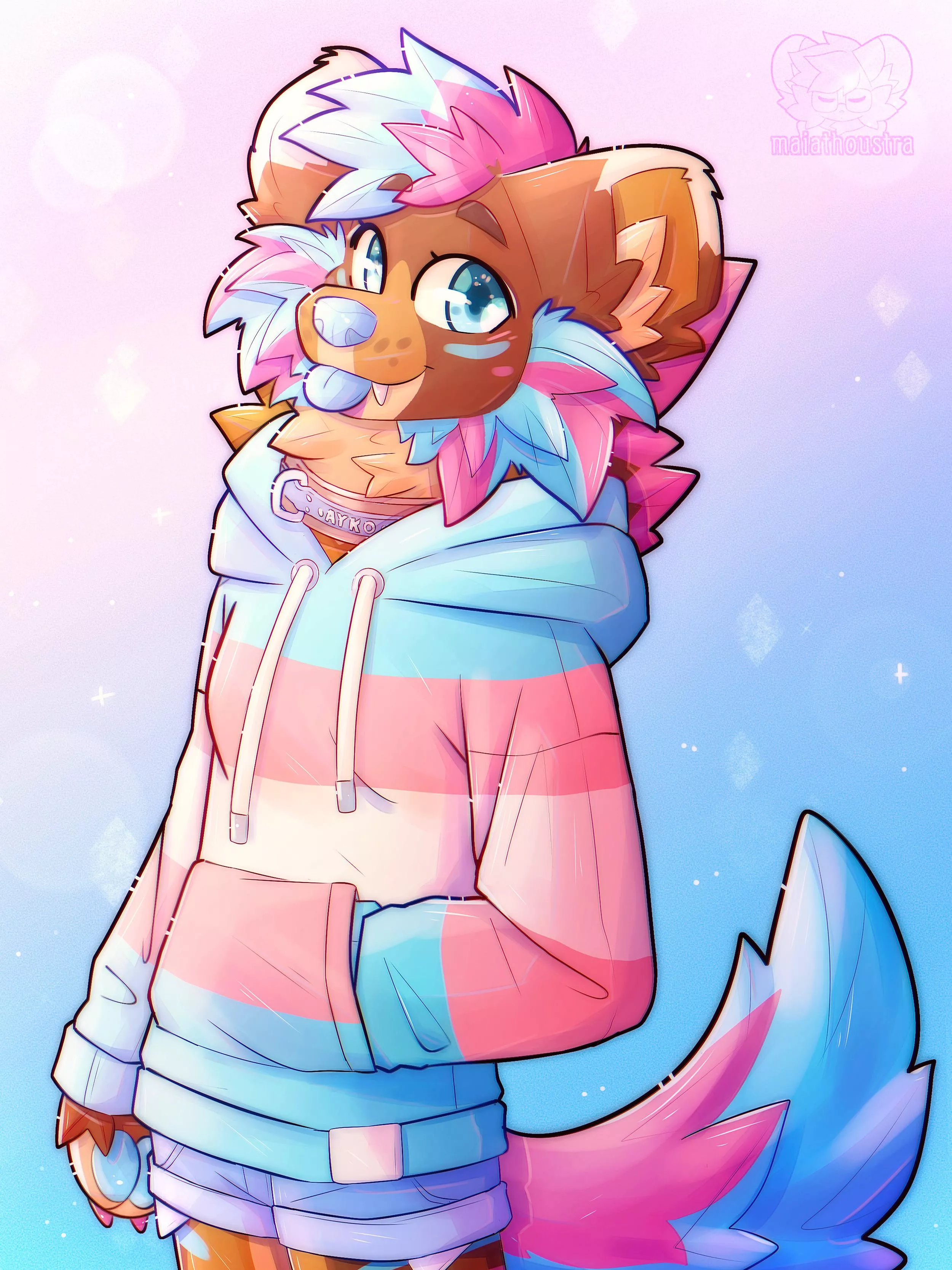 Happy yeen ~ comm for Ayko, art by me @maiathoustra posted by maiathoustra