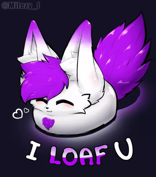 he loafs you x3 // by @milezy_f on twitter by milezy_f