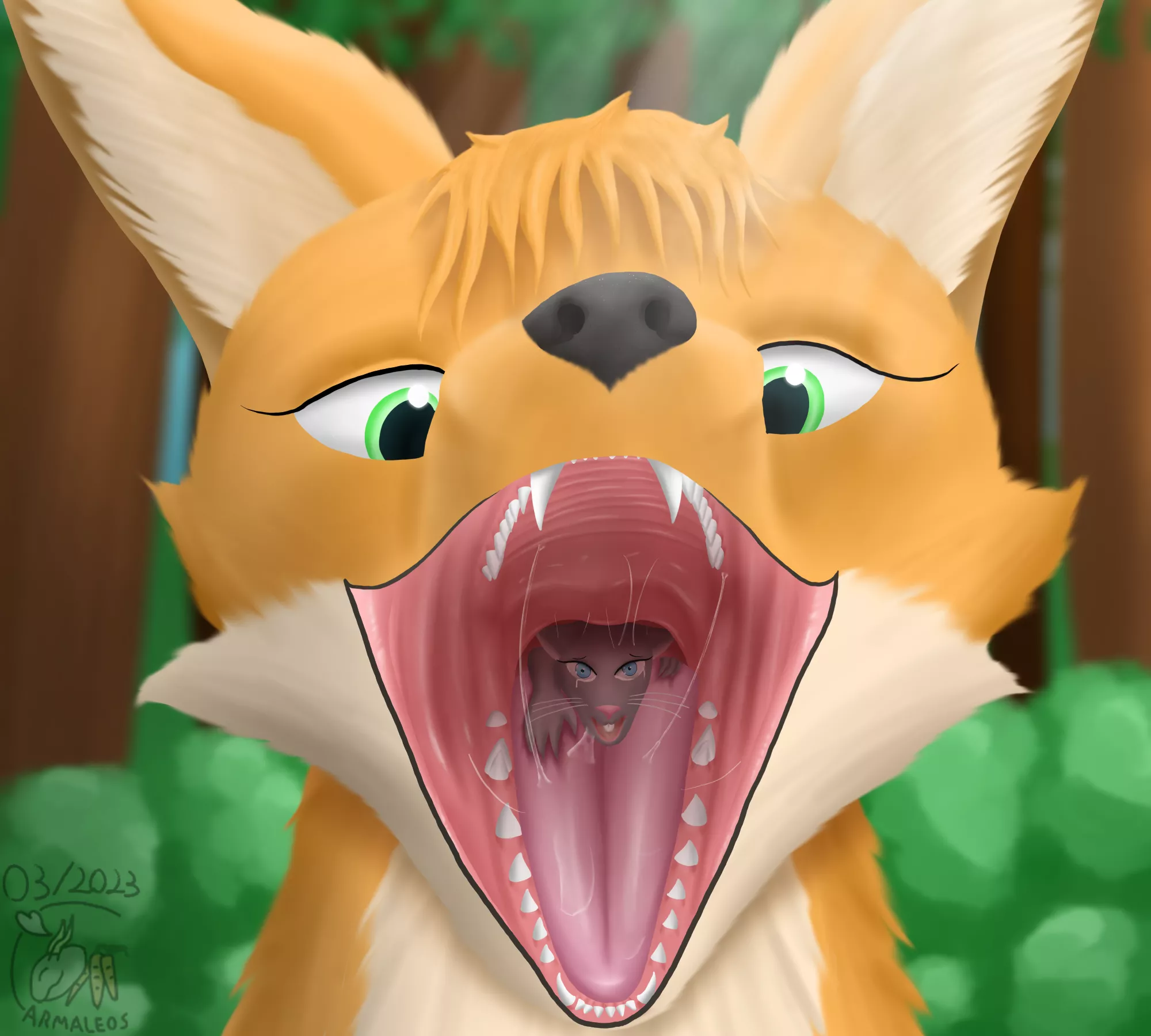 {image} Neita teasing too far (by me) [Oral] posted by Armaleos