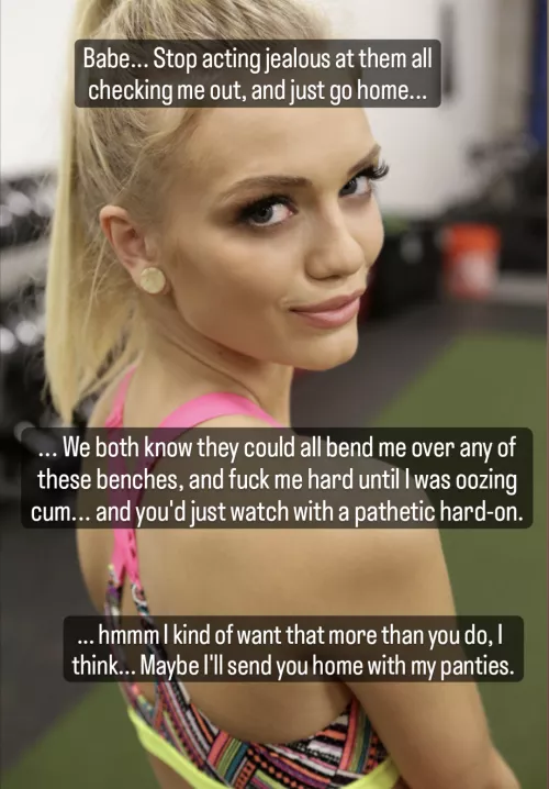 Maybe I'll send you home with my panties... by -JustKindaCurious-