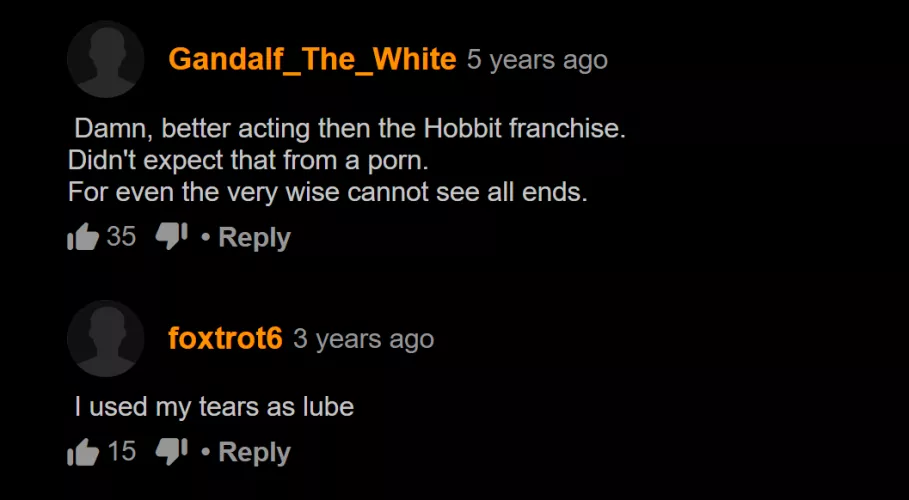 Not even Gandalf could predict how emotional the acting would be by mxred420