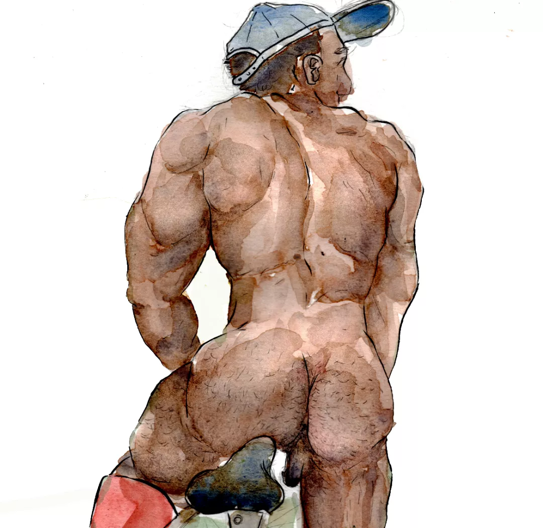 [OC] Cyclist boy posted by vauseart_