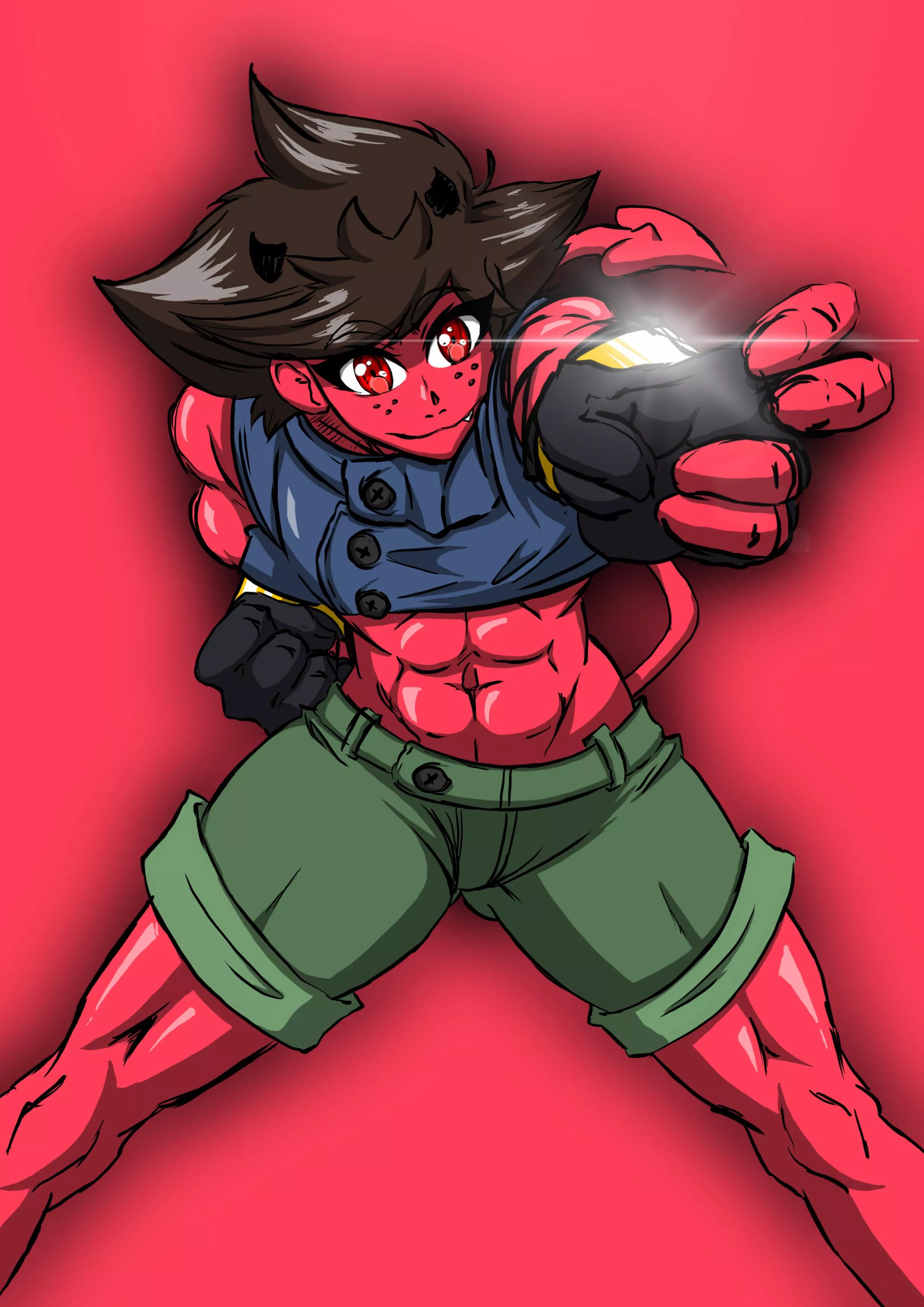 [OC] love drawing buff girls, hope you enjoy this one I did today posted by harundoener