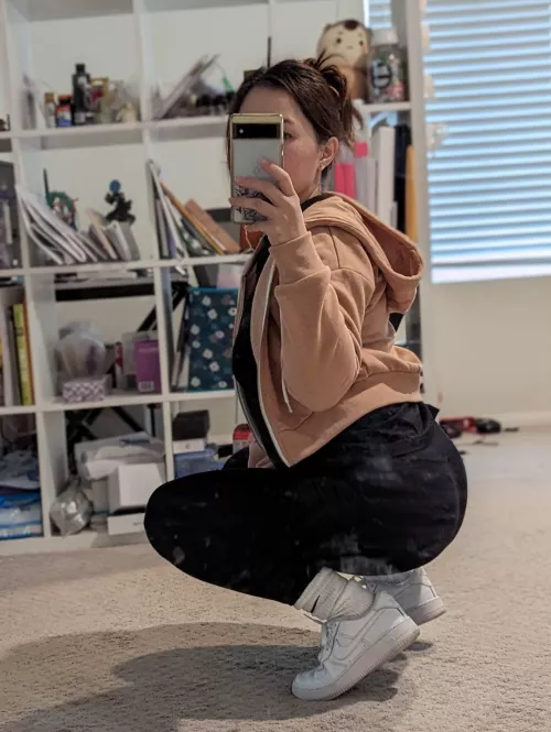 Please ignore my smudgy mirror by yribbedvs